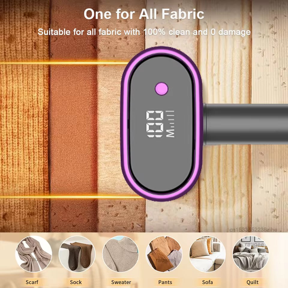 HOFA FabricCare – מסיר מוך וכדוריות נטען עם ראש כפול
